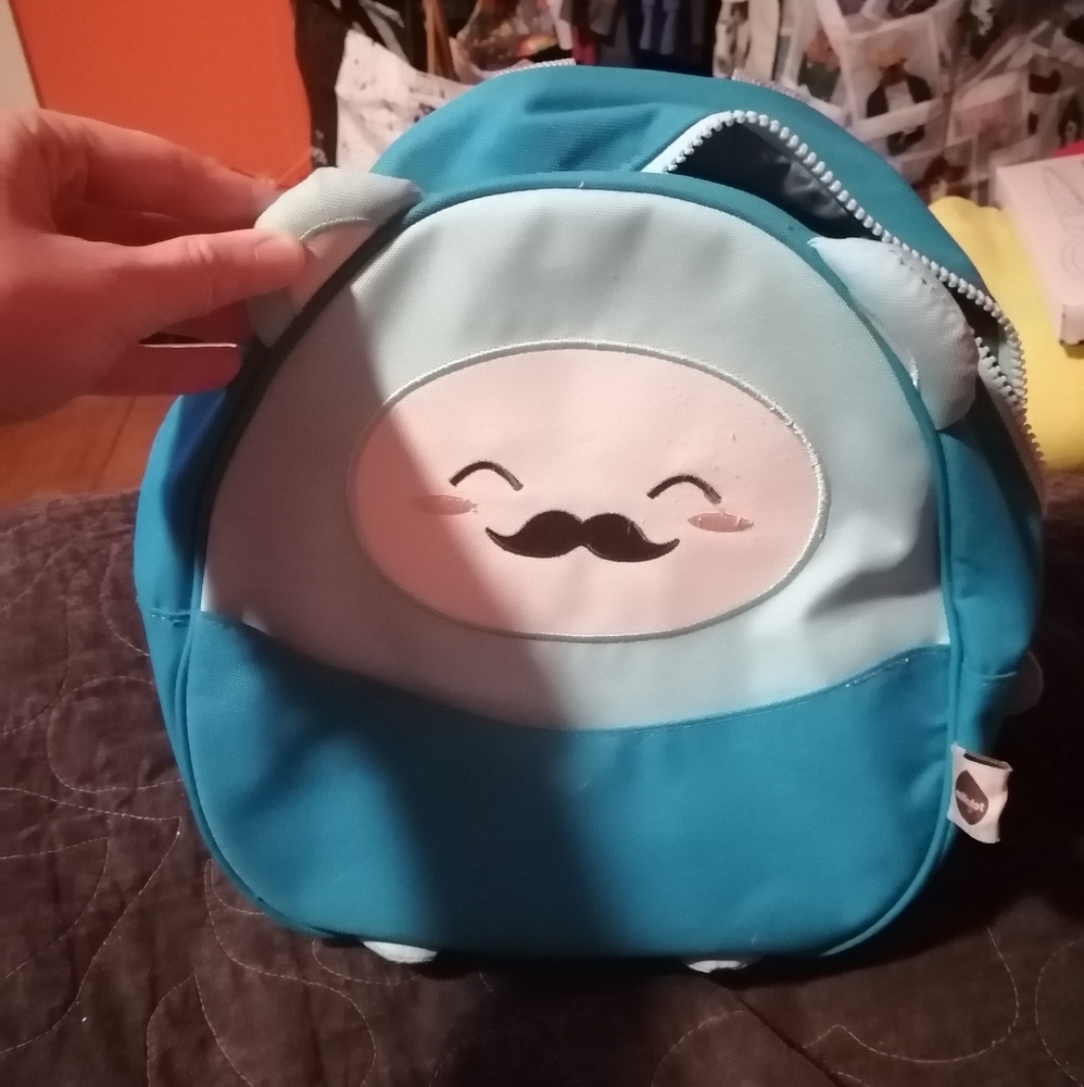 EUC Mustache Bear Backpack